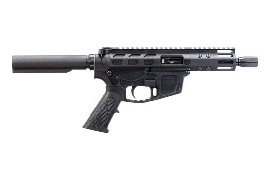 Semi-automatic pistol caliber carbine chambered in 9mm.